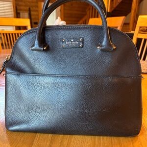 Kate Spade Black Leather Satchel